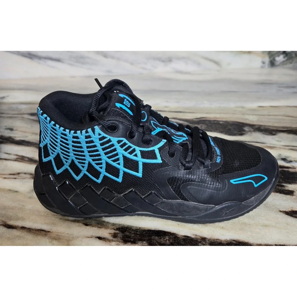 Puma MB.01 Buzz City - 376443-13‎ Black Blue Size 8 - Picture 5 of 9